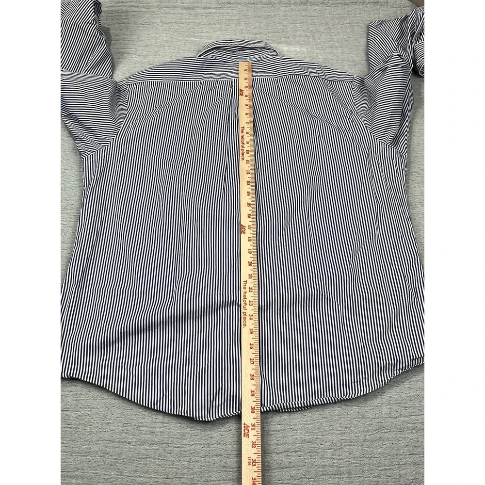 Polo Ralph Lauren Cotton Striped Button Custom Fit 2xl LongSleeve Shirt *Flaw*‎ - Picture 6 of 15